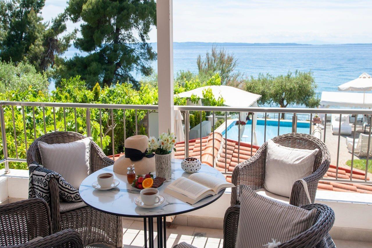 Acrotel Athena Villa Elia Nikitis Exteriör bild